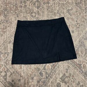 American Eagle Navy Suede Mini Skort